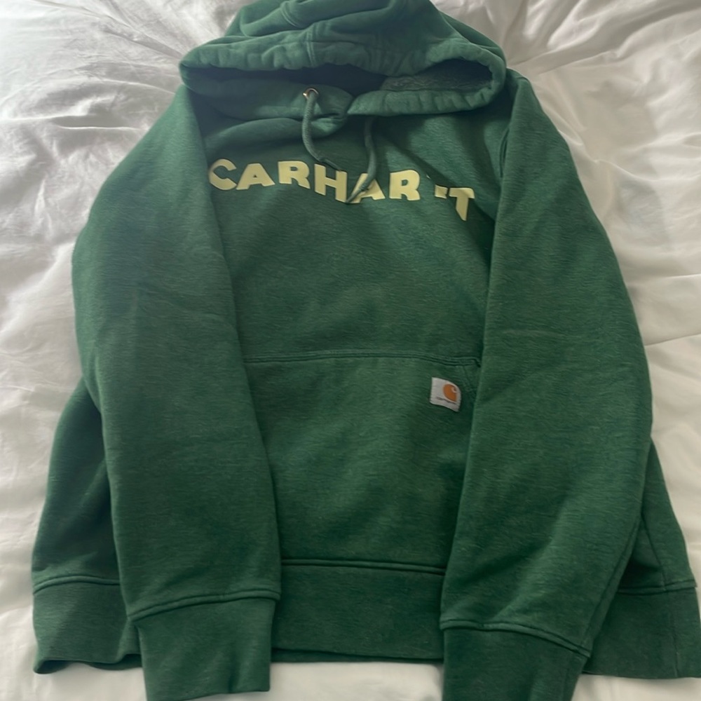 Green Carhartt hoodie